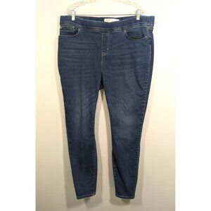 Levi Strauss Gold Womens 20W Pull On Skinny Totally Shaping Jeans Stretch